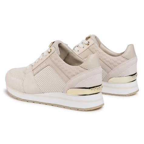 michael kors billie trainer light cream|Michael Michael Kors Billie Trainer Sneakers Size .